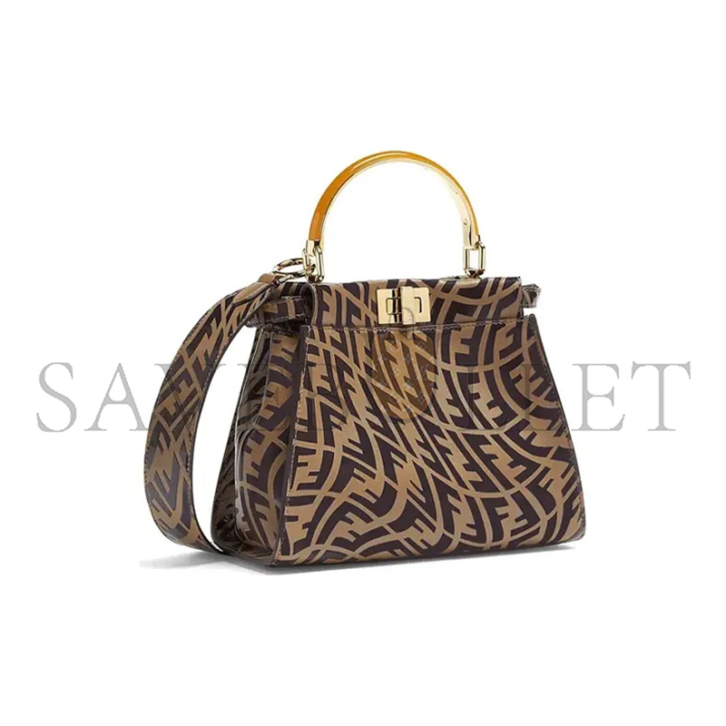 F**di peekaboo iconic mini bag 8bn244agkrf1exs (23*18*7cm)